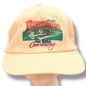 VTG 1980’s BAMSTEIN US Air Force Air Base Germany Trucker Hat- Never Worn A-7